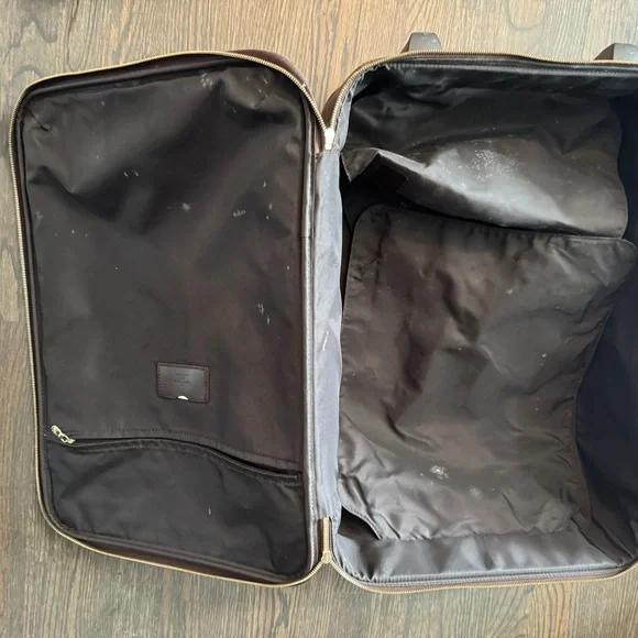 Louis Vuitton Brown Checkered Travel Bag